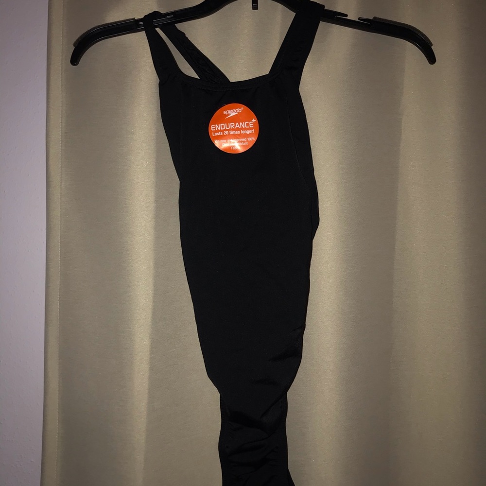 NWT Speedo Endurance One Piece Racing Swim Suit 28